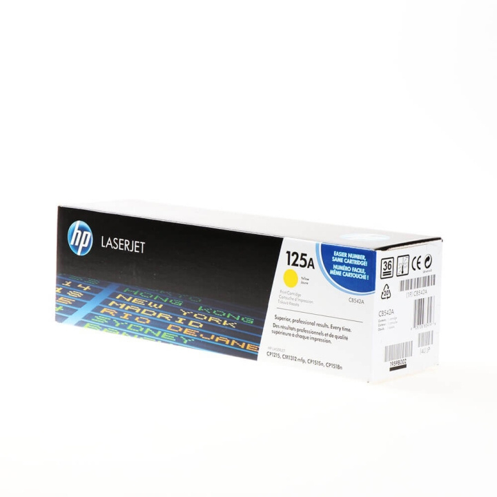 HP Toner CB542A 125A Yellow in the group COMPUTERS & PERIPHERALS / Printers & Accessories / Ink & Toner / Toner / HP at TP E-commerce Nordic AB (C27091)