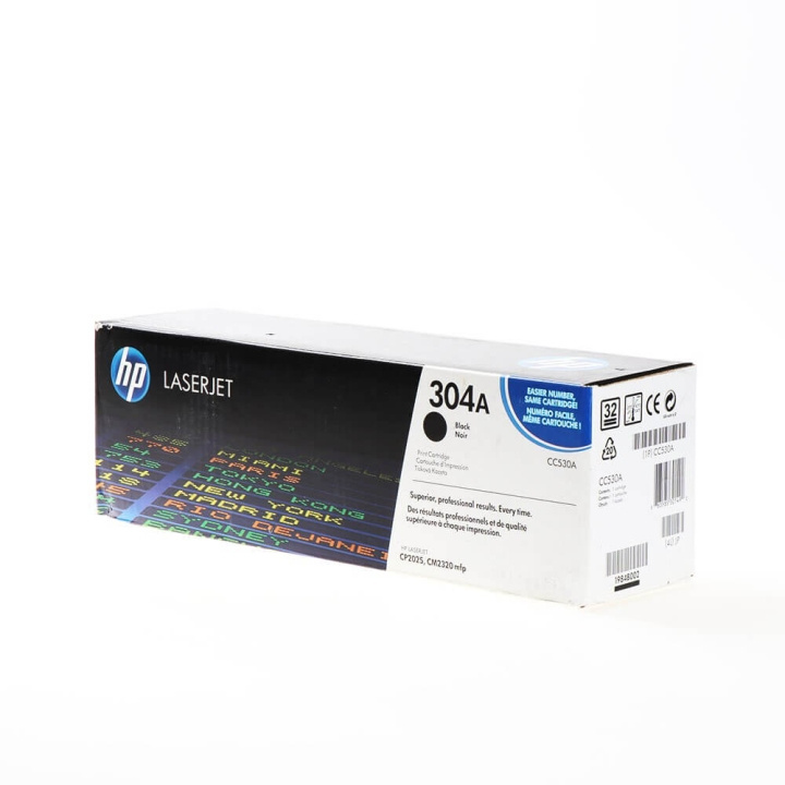 HP Toner CC530A 304A Black in the group COMPUTERS & PERIPHERALS / Printers & Accessories / Ink & Toner / Toner / HP at TP E-commerce Nordic AB (C27094)