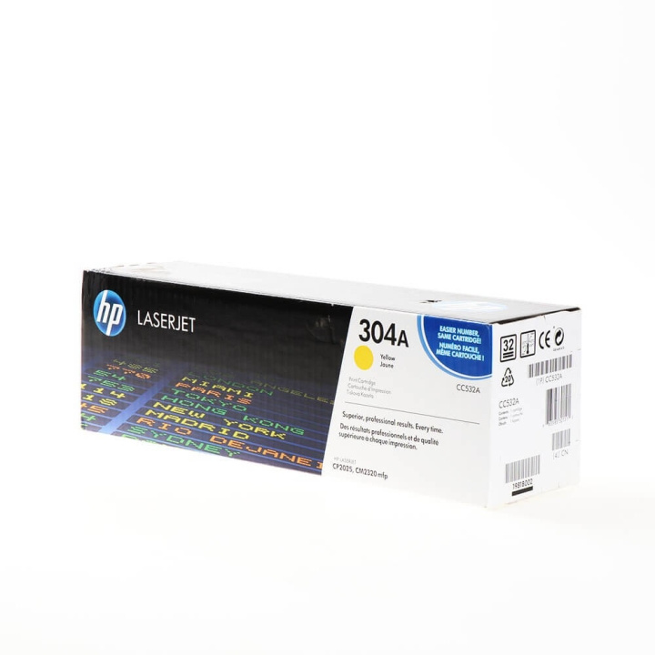 HP Toner CC532A 304A Yellow in the group COMPUTERS & PERIPHERALS / Printers & Accessories / Ink & Toner / Toner / HP at TP E-commerce Nordic AB (C27098)