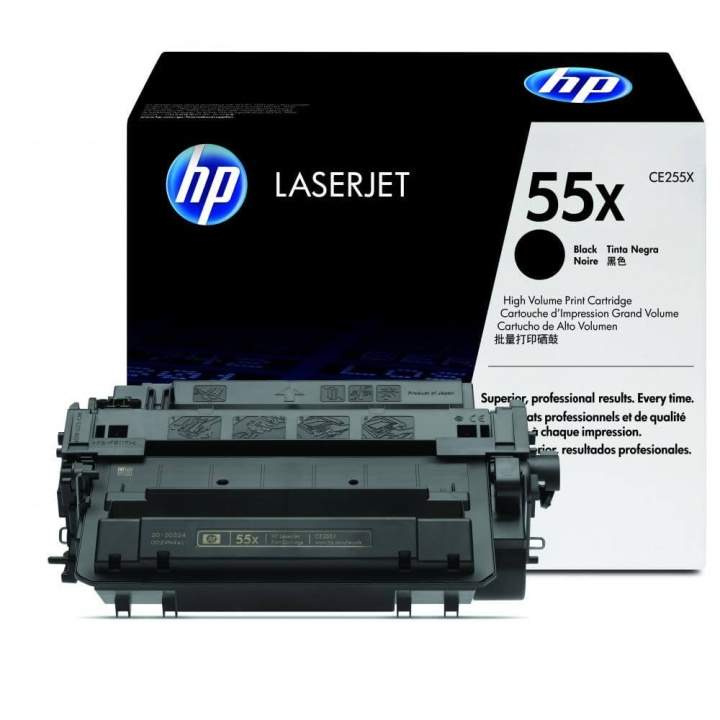HP Toner CE255X 55X Black in the group COMPUTERS & PERIPHERALS / Printers & Accessories / Ink & Toner / Toner / HP at TP E-commerce Nordic AB (C27107)