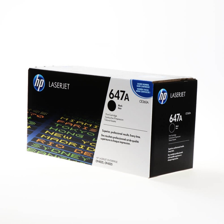 HP Toner CE260A 647A Black in the group COMPUTERS & PERIPHERALS / Printers & Accessories / Ink & Toner / Toner / HP at TP E-commerce Nordic AB (C27110)