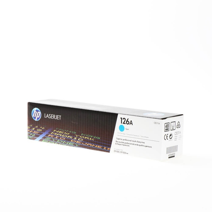 HP Toner CE311A 126A Cyan in the group COMPUTERS & PERIPHERALS / Printers & Accessories / Ink & Toner / Toner / HP at TP E-commerce Nordic AB (C27127)