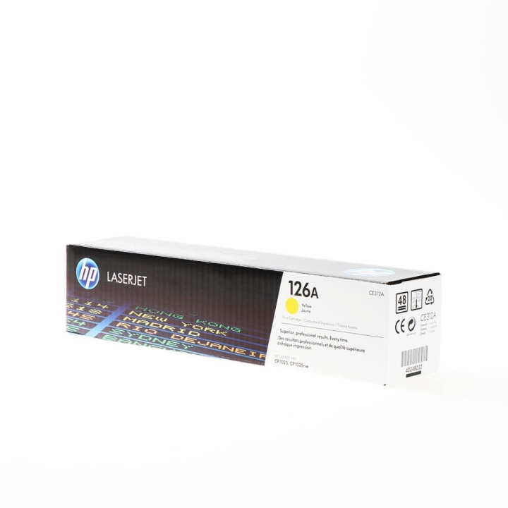 HP Toner CE312A 126A Yellow in the group COMPUTERS & PERIPHERALS / Printers & Accessories / Ink & Toner / Toner / HP at TP E-commerce Nordic AB (C27128)