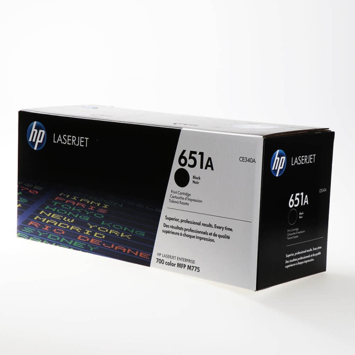 HP Toner CE340A 651A Black in the group COMPUTERS & PERIPHERALS / Printers & Accessories / Ink & Toner / Toner / HP at TP E-commerce Nordic AB (C27135)
