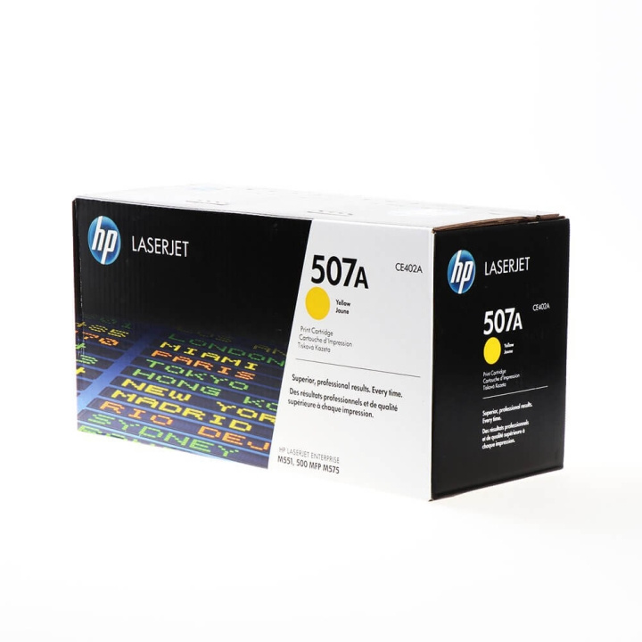 HP Toner CE402A 507A Yellow in the group COMPUTERS & PERIPHERALS / Printers & Accessories / Ink & Toner / Toner / HP at TP E-commerce Nordic AB (C27147)