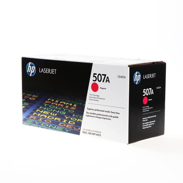 HP Toner CE403A 507A Magenta in the group COMPUTERS & PERIPHERALS / Printers & Accessories / Ink & Toner / Toner / HP at TP E-commerce Nordic AB (C27148)