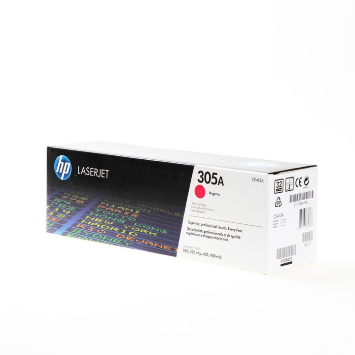HP Toner CE413A 305A Magenta in the group COMPUTERS & PERIPHERALS / Printers & Accessories / Ink & Toner / Toner / HP at TP E-commerce Nordic AB (C27154)