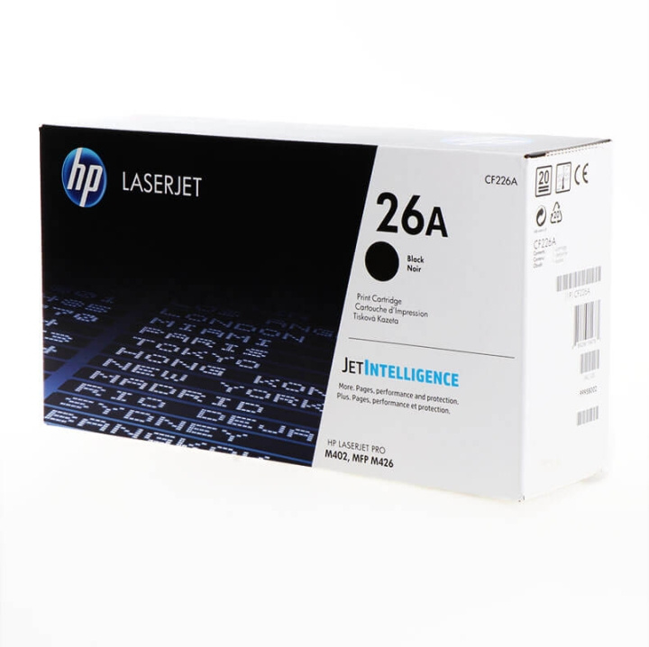 HP Toner CF226A 26A Black in the group COMPUTERS & PERIPHERALS / Printers & Accessories / Ink & Toner / Toner / HP at TP E-commerce Nordic AB (C27174)