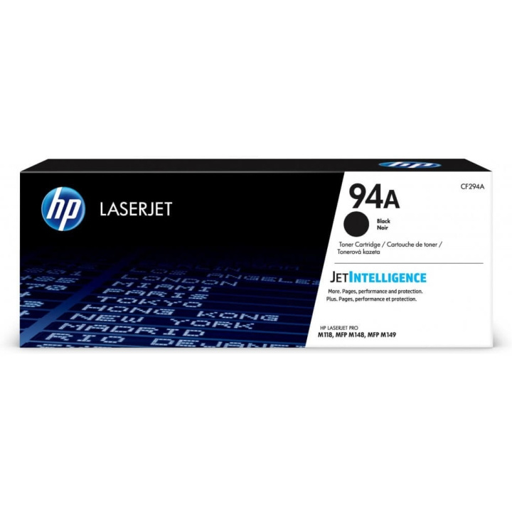 HP Toner CF294A 94A Black in the group COMPUTERS & PERIPHERALS / Printers & Accessories / Ink & Toner / Toner / HP at TP E-commerce Nordic AB (C27212)