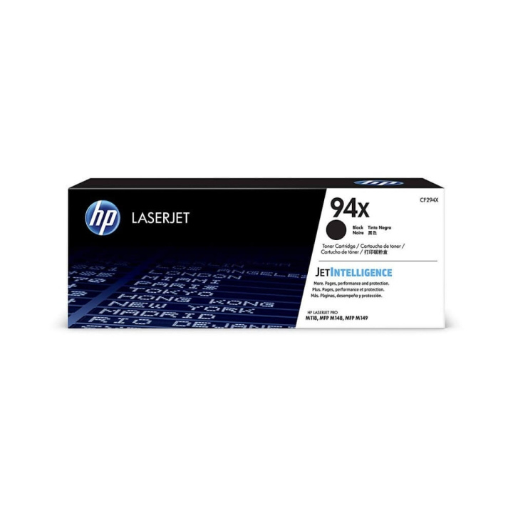 HP Toner CF294X 94X Black in the group COMPUTERS & PERIPHERALS / Printers & Accessories / Ink & Toner / Toner / HP at TP E-commerce Nordic AB (C27213)