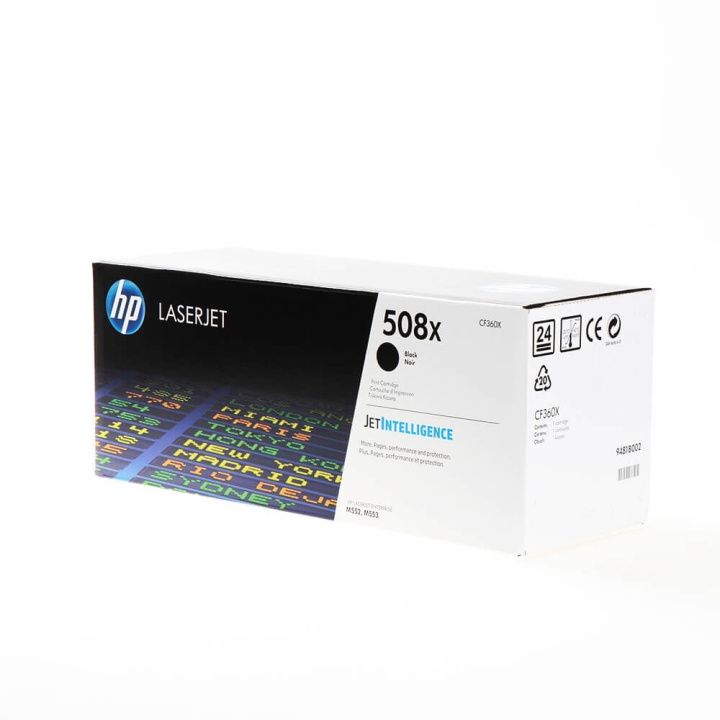 HP Toner CF360X 508X Black in the group COMPUTERS & PERIPHERALS / Printers & Accessories / Ink & Toner / Toner / HP at TP E-commerce Nordic AB (C27227)