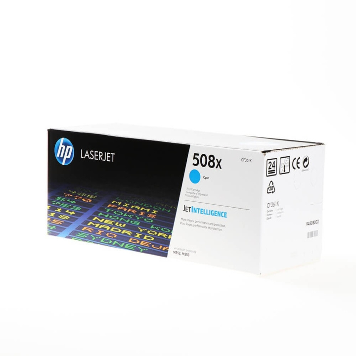 HP Toner CF361X 508X Cyan in the group COMPUTERS & PERIPHERALS / Printers & Accessories / Ink & Toner / Toner / HP at TP E-commerce Nordic AB (C27230)