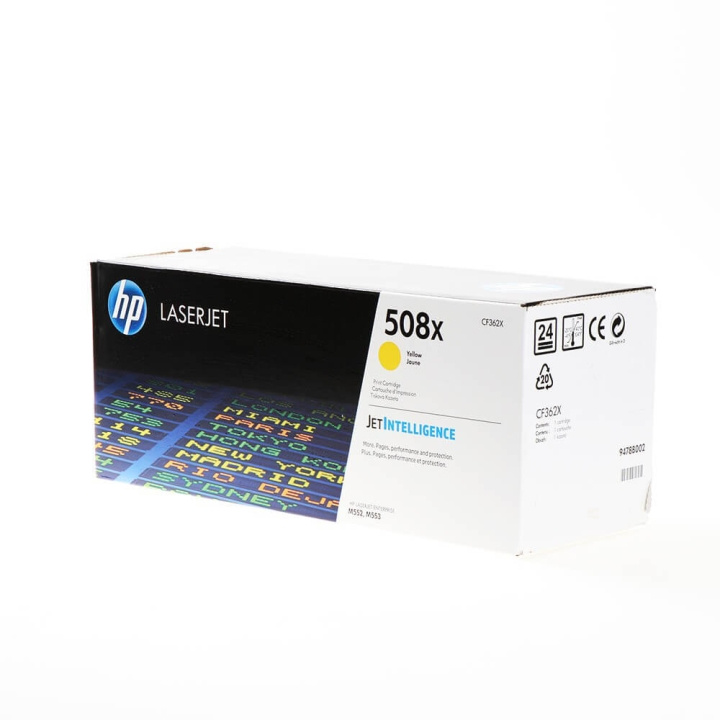HP Toner CF362X 508X Yellow in the group COMPUTERS & PERIPHERALS / Printers & Accessories / Ink & Toner / Toner / HP at TP E-commerce Nordic AB (C27233)