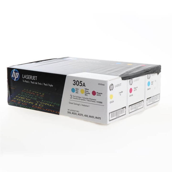 HP Toner CF370AM 305A Colour in the group COMPUTERS & PERIPHERALS / Printers & Accessories / Ink & Toner / Toner / HP at TP E-commerce Nordic AB (C27238)