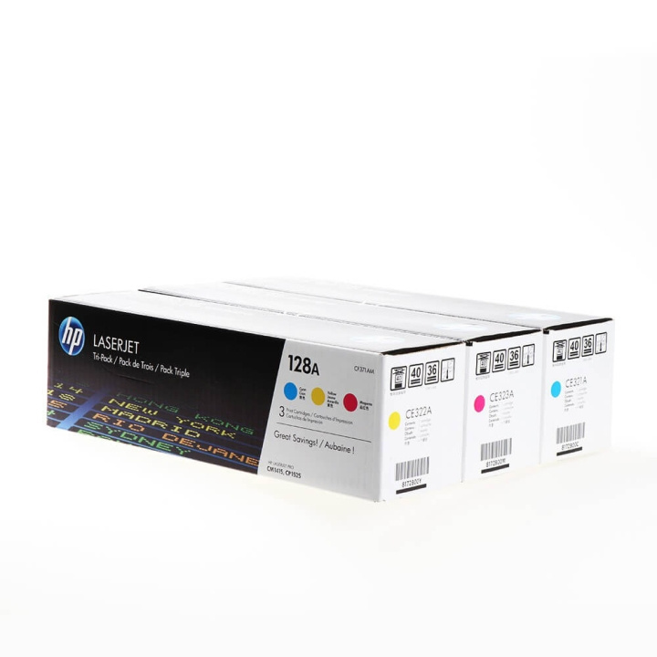 HP Toner CF371AM 128A Colour in the group COMPUTERS & PERIPHERALS / Printers & Accessories / Ink & Toner / Toner / HP at TP E-commerce Nordic AB (C27239)