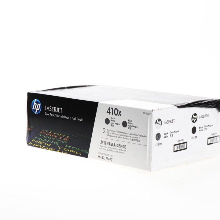 HP Toner CF410XD 410X Black 2-pack in the group COMPUTERS & PERIPHERALS / Printers & Accessories / Ink & Toner / Toner / HP at TP E-commerce Nordic AB (C27255)