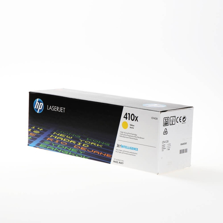 HP Toner CF412X 410X Yellow in the group COMPUTERS & PERIPHERALS / Printers & Accessories / Ink & Toner / Toner / HP at TP E-commerce Nordic AB (C27260)