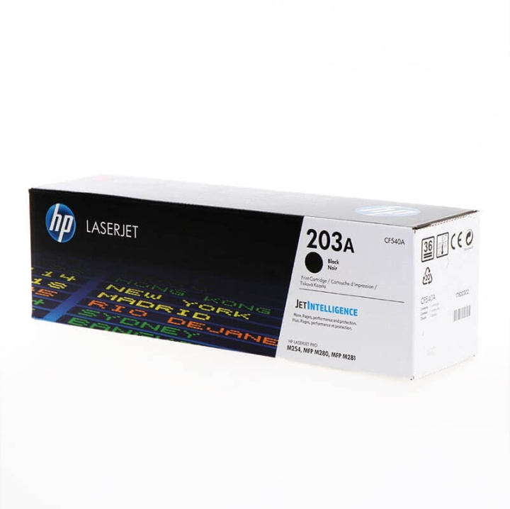 HP Toner CF540A 203A Black in the group COMPUTERS & PERIPHERALS / Printers & Accessories / Ink & Toner / Toner / HP at TP E-commerce Nordic AB (C27277)