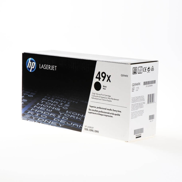 HP Toner Q5949X 49X Black in the group COMPUTERS & PERIPHERALS / Printers & Accessories / Ink & Toner / Toner / HP at TP E-commerce Nordic AB (C27291)