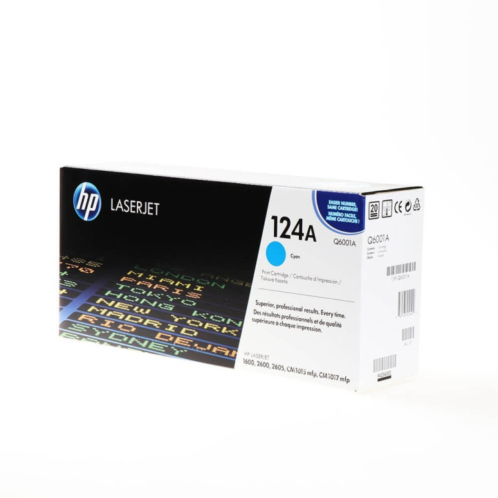 HP Toner Q6001A 124A Cyan in the group COMPUTERS & PERIPHERALS / Printers & Accessories / Ink & Toner / Toner / HP at TP E-commerce Nordic AB (C27293)
