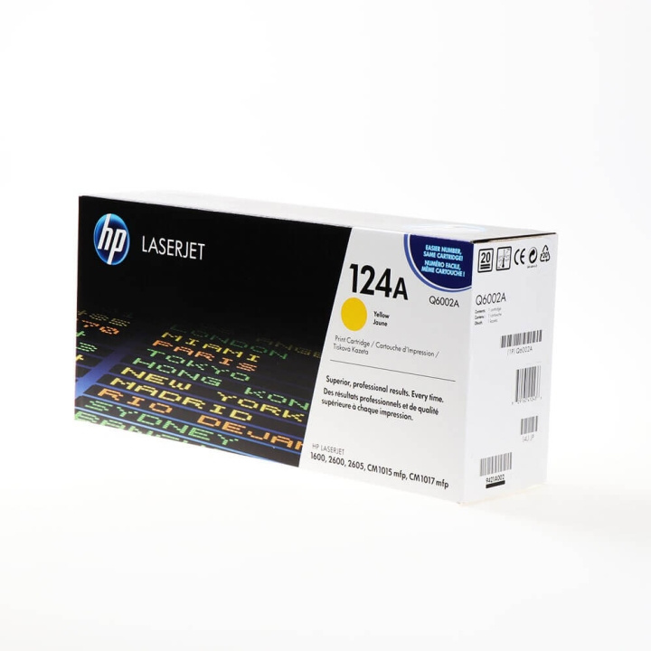 HP Toner Q6002A 124A Yellow in the group COMPUTERS & PERIPHERALS / Printers & Accessories / Ink & Toner / Toner / HP at TP E-commerce Nordic AB (C27294)