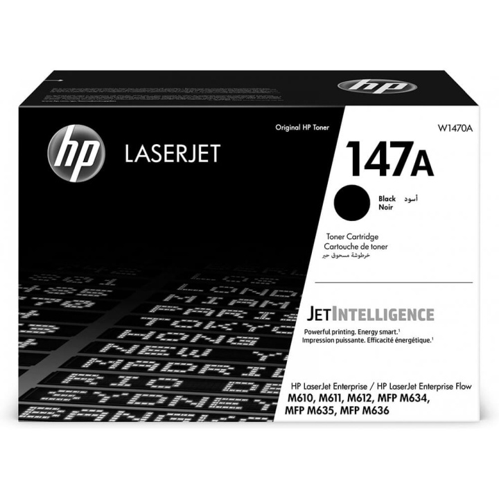 HP Toner W1470A 147A Black in the group COMPUTERS & PERIPHERALS / Printers & Accessories / Ink & Toner / Toner / HP at TP E-commerce Nordic AB (C27303)