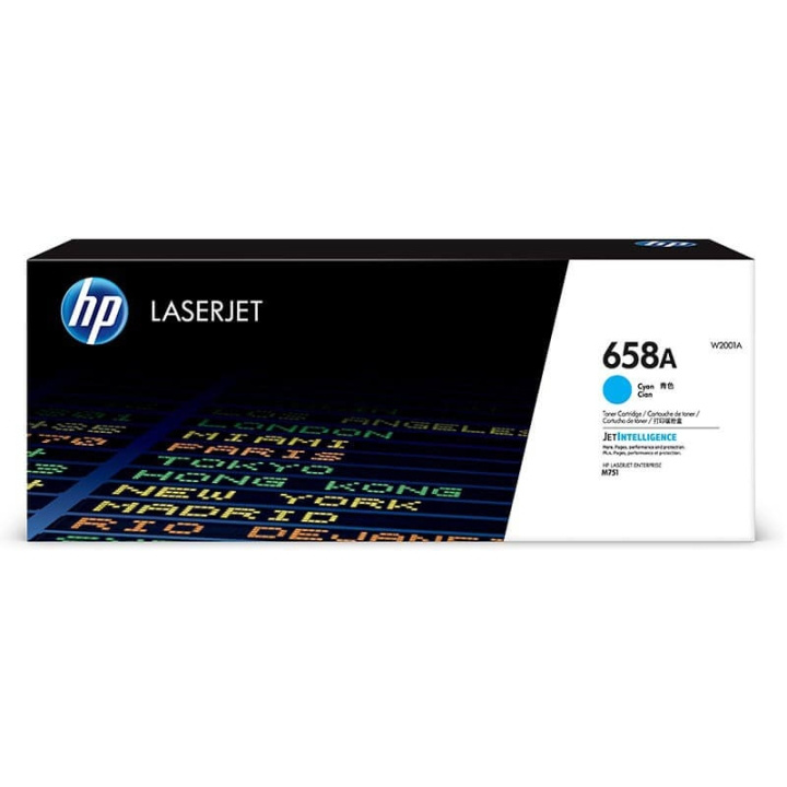 HP Toner W2001A 658A Cyan in the group COMPUTERS & PERIPHERALS / Printers & Accessories / Ink & Toner / Toner / HP at TP E-commerce Nordic AB (C27306)