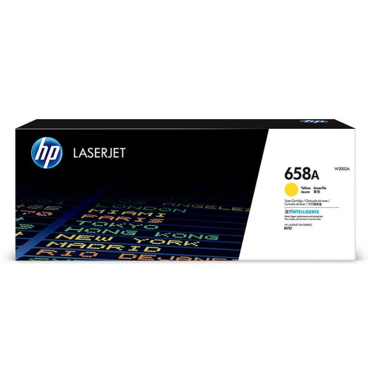 HP Toner W2002A 658A Yellow in the group COMPUTERS & PERIPHERALS / Printers & Accessories / Ink & Toner / Toner / HP at TP E-commerce Nordic AB (C27307)