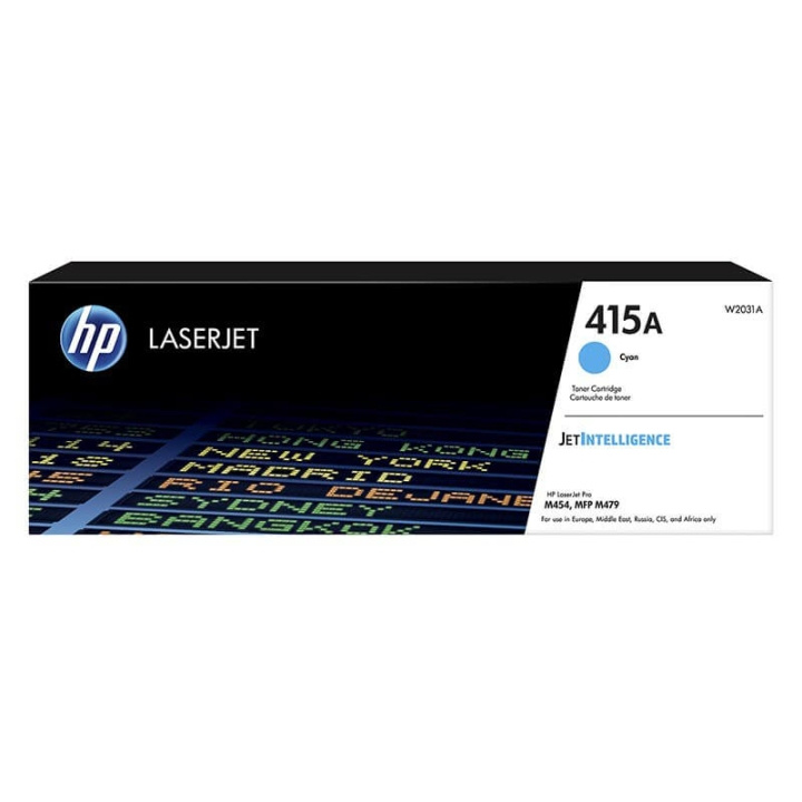 HP Toner W2031A 415A Cyan in the group COMPUTERS & PERIPHERALS / Printers & Accessories / Ink & Toner / Toner / HP at TP E-commerce Nordic AB (C27321)