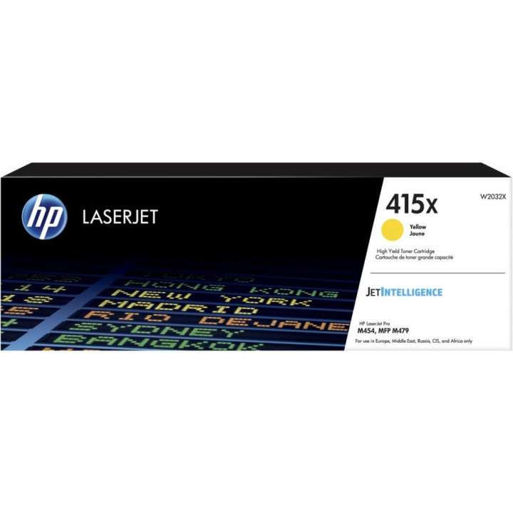 HP Toner W2032X 415X Yellow in the group COMPUTERS & PERIPHERALS / Printers & Accessories / Ink & Toner / Toner / HP at TP E-commerce Nordic AB (C27326)