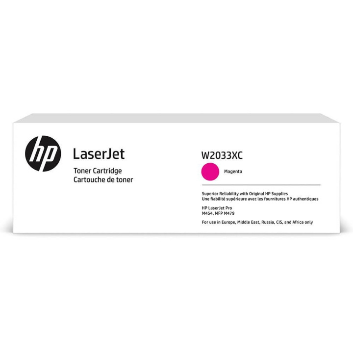 HP Toner W2033XC 415X Magenta, Contract in the group COMPUTERS & PERIPHERALS / Printers & Accessories / Ink & Toner / Toner / HP at TP E-commerce Nordic AB (C27331)