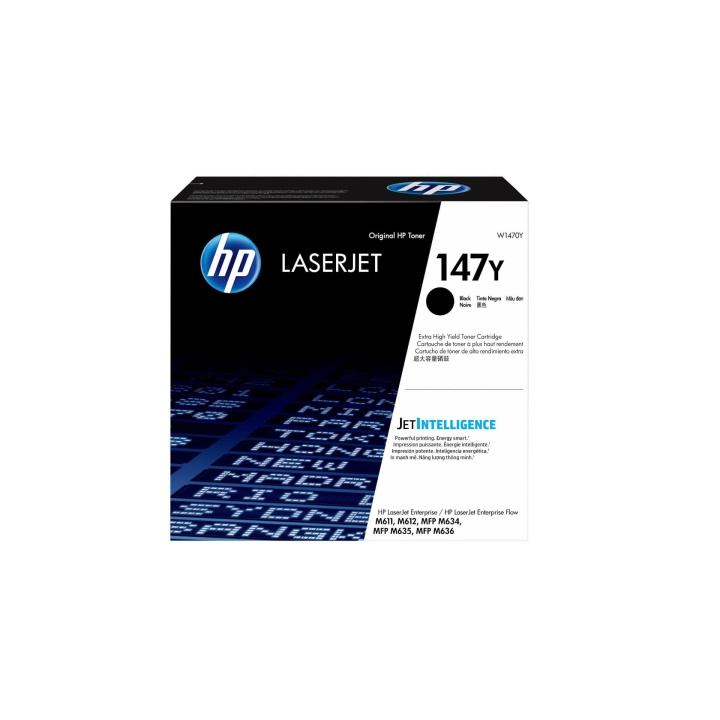 HP Toner W1470Y 147Y Black in the group COMPUTERS & PERIPHERALS / Printers & Accessories / Ink & Toner / Toner / HP at TP E-commerce Nordic AB (C27353)