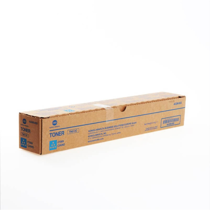 Konica Minolta Toner A33K452 TN512 Cyan in the group COMPUTERS & PERIPHERALS / Printers & Accessories / Ink & Toner / Toner / Konica Minolta at TP E-commerce Nordic AB (C27429)