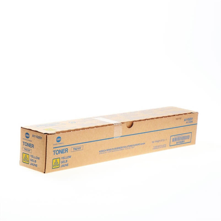 Konica Minolta Toner A11G251 TN216 Yellow in the group COMPUTERS & PERIPHERALS / Printers & Accessories / Ink & Toner / Toner / Konica Minolta at TP E-commerce Nordic AB (C27464)