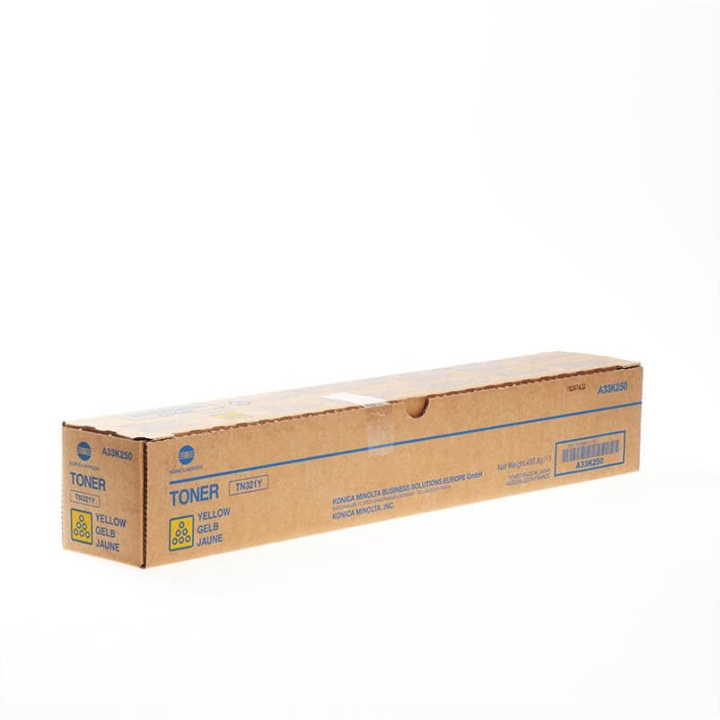 Konica Minolta Toner A33K250 TN321 Yellow in the group COMPUTERS & PERIPHERALS / Printers & Accessories / Ink & Toner / Toner / Konica Minolta at TP E-commerce Nordic AB (C27480)