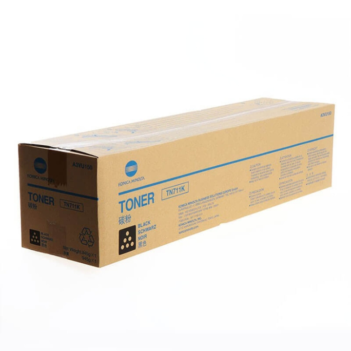 Konica Minolta Toner A3VU150 TN711 Black in the group COMPUTERS & PERIPHERALS / Printers & Accessories / Ink & Toner / Toner / Konica Minolta at TP E-commerce Nordic AB (C27483)