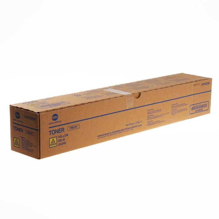 Konica Minolta Toner A3VX250 TN619 Yellow in the group COMPUTERS & PERIPHERALS / Printers & Accessories / Ink & Toner / Toner / Konica Minolta at TP E-commerce Nordic AB (C27488)
