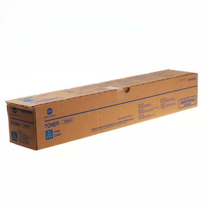 Konica Minolta Toner A3VX450 TN619 Cyan in the group COMPUTERS & PERIPHERALS / Printers & Accessories / Ink & Toner / Toner / Konica Minolta at TP E-commerce Nordic AB (C27490)