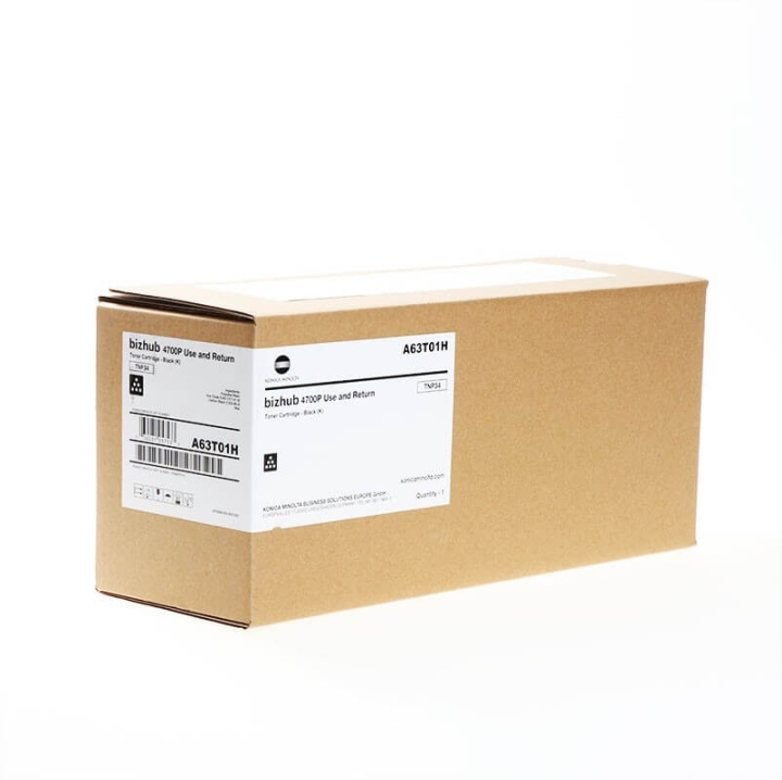 Konica Minolta Toner A63T01H TNP34 Black in the group COMPUTERS & PERIPHERALS / Printers & Accessories / Ink & Toner / Toner / Konica Minolta at TP E-commerce Nordic AB (C27499)