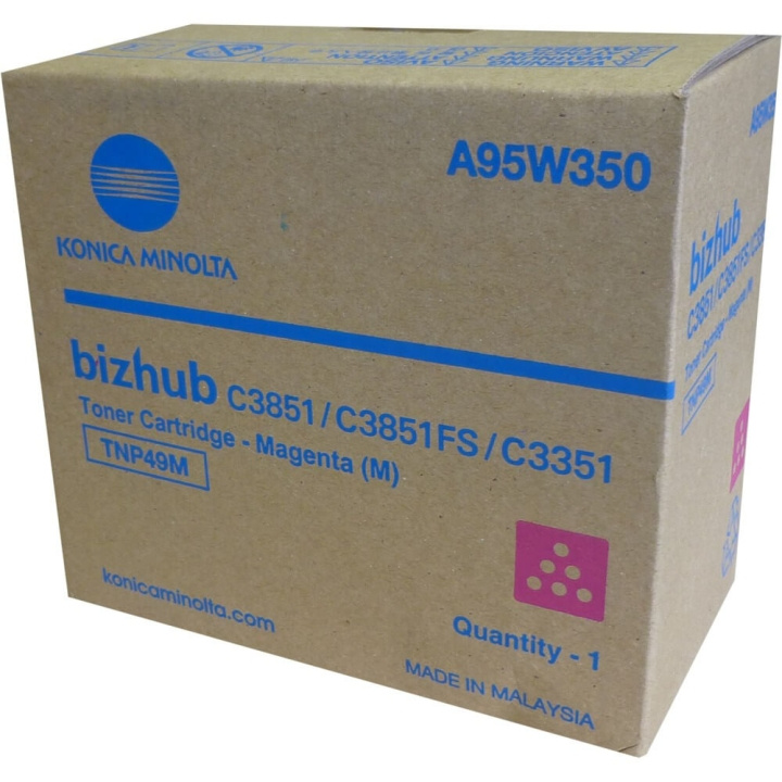 Konica Minolta Toner A95W350 TNP49 Magenta in the group COMPUTERS & PERIPHERALS / Printers & Accessories / Ink & Toner / Toner / Konica Minolta at TP E-commerce Nordic AB (C27514)