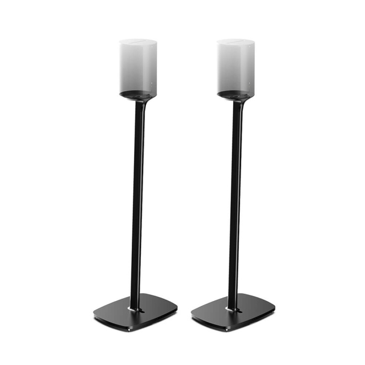 Flexson Floor Stand Sonos ERA 100 Black Pair in the group HOME ELECTRONICS / Audio & Picture / Speakers & accessories / Speaker mounts at TP E-commerce Nordic AB (C28553)