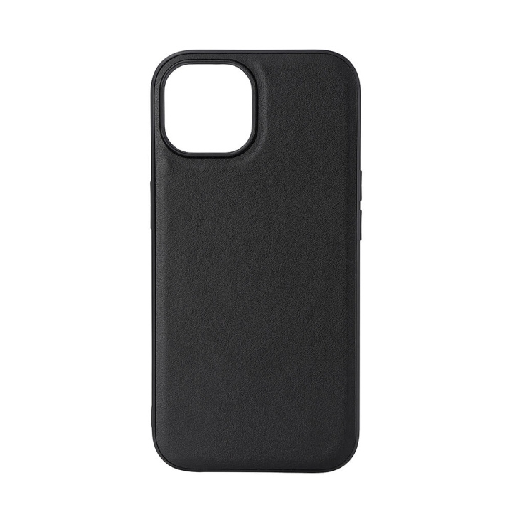 BUFFALO Phone Case PU MagSeries Black - iPhone 15 in the group SMARTPHONE & TABLETS / Phone cases / Apple / iPhone 15 at TP E-commerce Nordic AB (C28563)