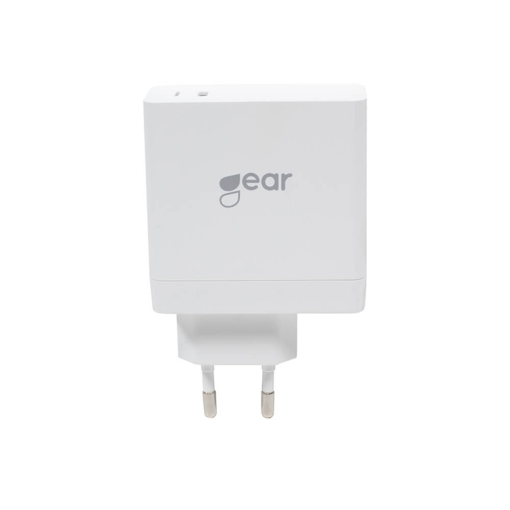 GEAR Charger 220V 1xUSB-C PD 20W White in the group SMARTPHONE & TABLETS / Chargers & Cables / Wall charger / Wall charger USB-C at TP E-commerce Nordic AB (C28612)