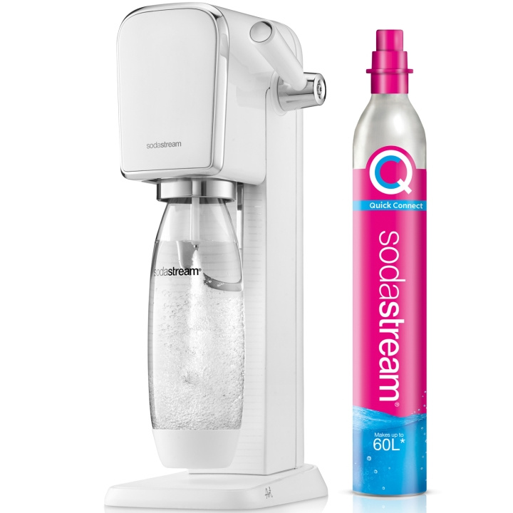 SodaStream Kolsyremaskin ART White in the group HOME, HOUSEHOLD & GARDEN / Household appliances / Water & Juice / Carbonation machines / Carbonation machines at TP E-commerce Nordic AB (C28645)