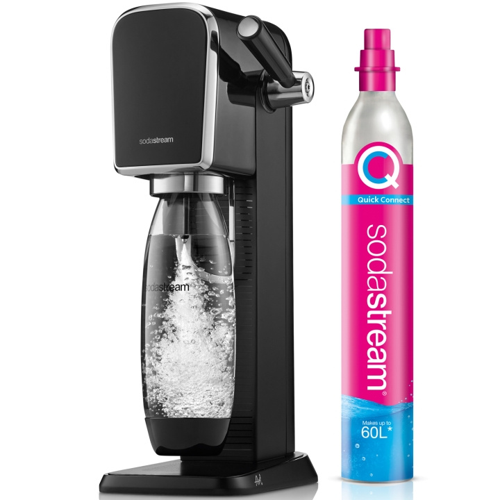 SodaStream Kolsyremaskin ART Black in the group HOME, HOUSEHOLD & GARDEN / Household appliances / Water & Juice / Carbonation machines / Carbonation machines at TP E-commerce Nordic AB (C28646)
