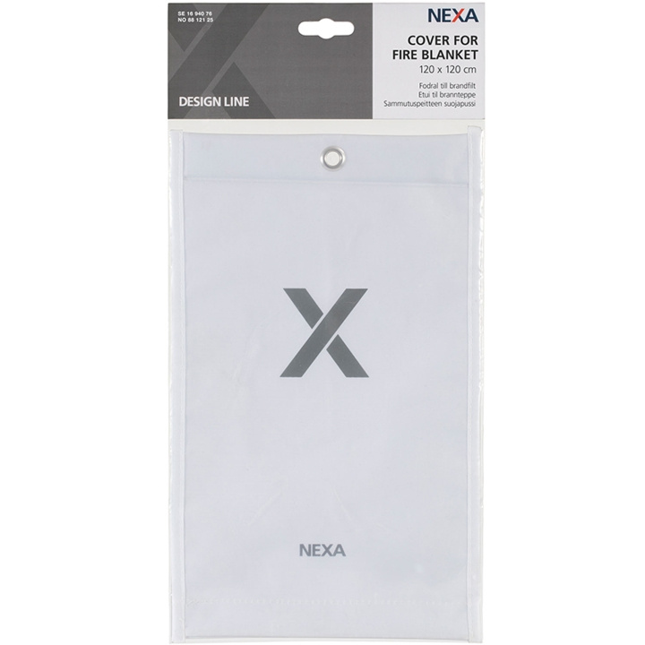 nexa BAG-120 VMD Fodral till brandfilt 120x120 Vit in the group HOME, HOUSEHOLD & GARDEN / Alarm & Security / Fire, smoke, gas / Fire blankets at TP E-commerce Nordic AB (C28665)