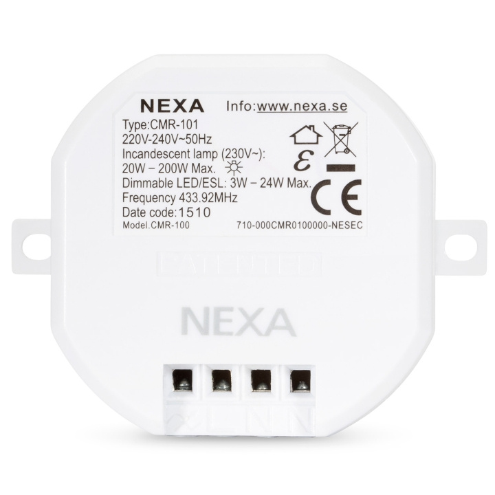 nexa CMR-101 Dimmermottagare in the group HOME, HOUSEHOLD & GARDEN / Smart home / Smart plugs at TP E-commerce Nordic AB (C28688)