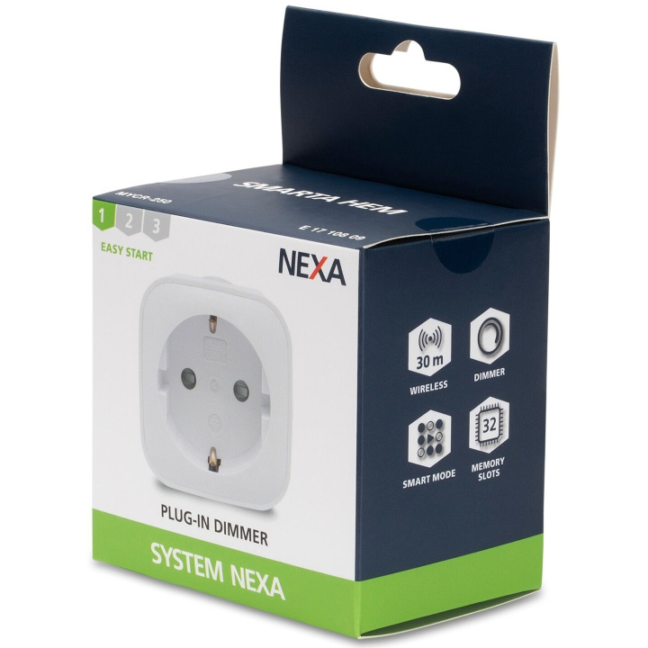 nexa MYCR-250 Plug-in Dimmer 1-pack in the group HOME, HOUSEHOLD & GARDEN / Smart home / Smart plugs at TP E-commerce Nordic AB (C28692)