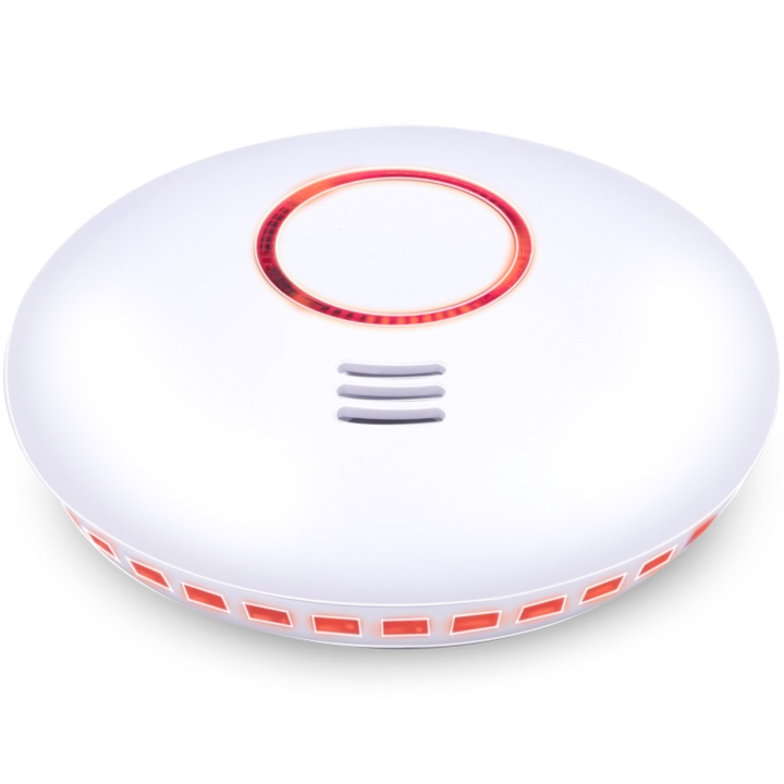 Alpina WiFi Smart Brandvarnare (Rök+Värme) in the group HOME, HOUSEHOLD & GARDEN / Alarm & Security / Fire, smoke, gas / Smoke alarms at TP E-commerce Nordic AB (C28735)