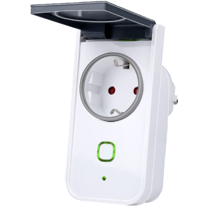 Alpina WiFi Outdoor Smart Plug 3680W + Energy Metering in the group HOME, HOUSEHOLD & GARDEN / Smart home / Smart plugs at TP E-commerce Nordic AB (C28736)